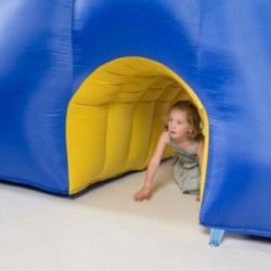Castillo hinchable Double Mega Slide 4 en 1