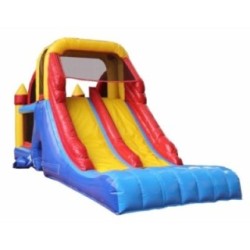 Hinchable Double Mega Slide 4 en 1 uso Profesional
