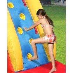 Castelo insuflável acuático Shark