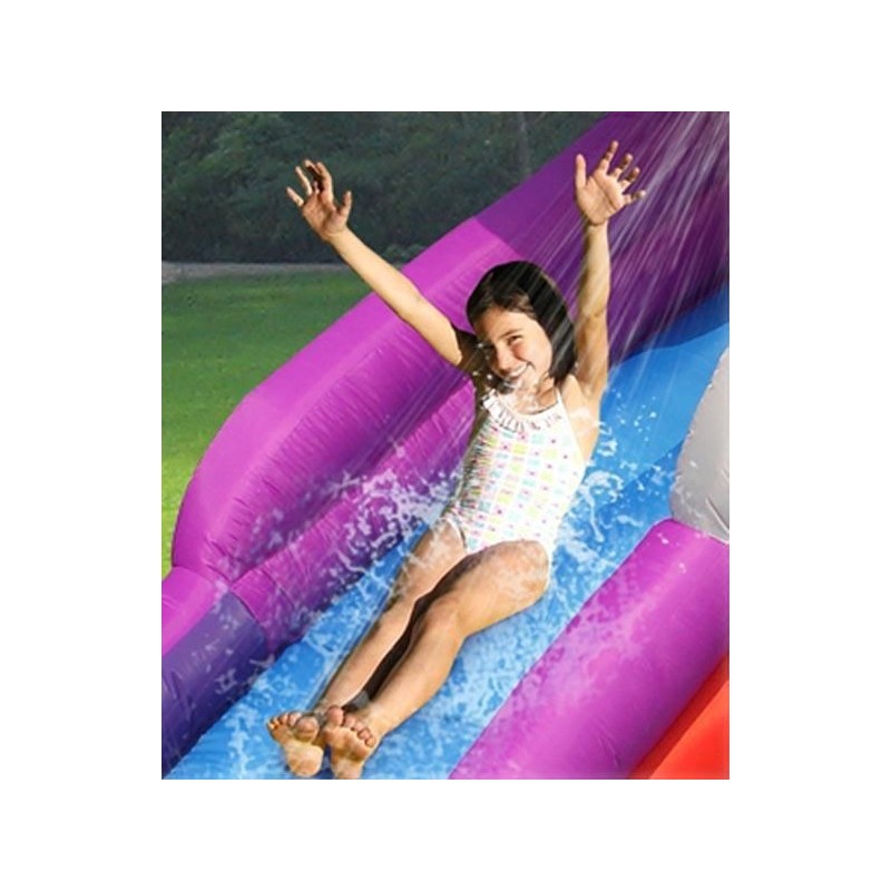 Castelo insuflável acuático Shark