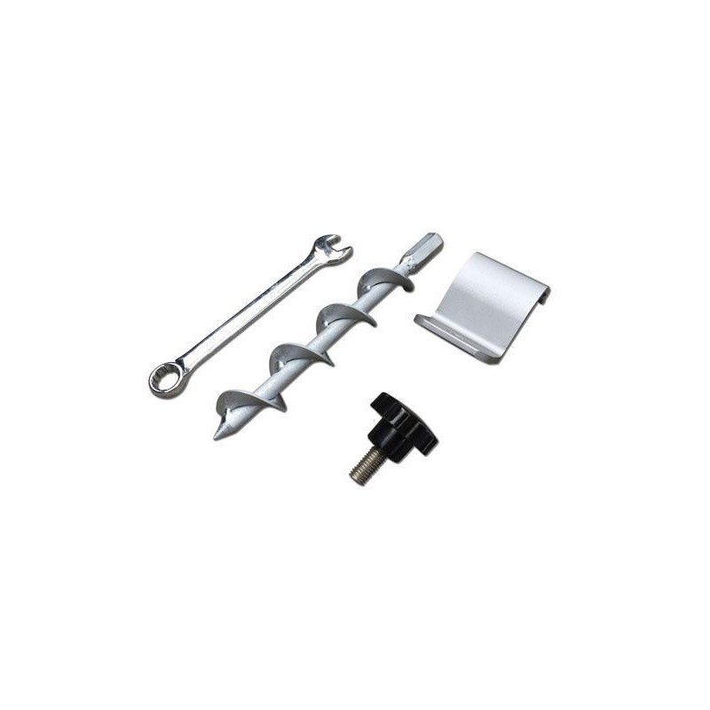 Juego de anclajes portería suelo blando