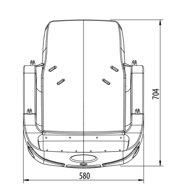 Seient inclusiu per gronxador amb cadenes