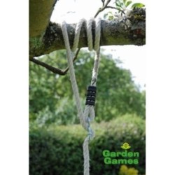 Asiento de madera para colgar en árbol - Cuerdas de 3 m.