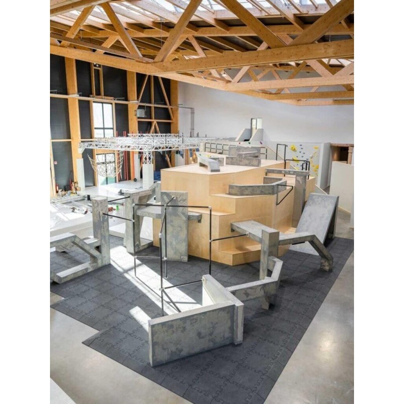 Losetas de caucho Puzzle (hormigón o gravilla)