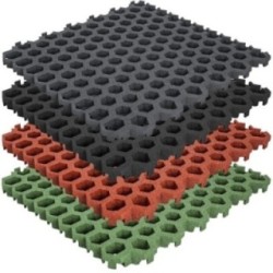 Losetas de caucho para césped