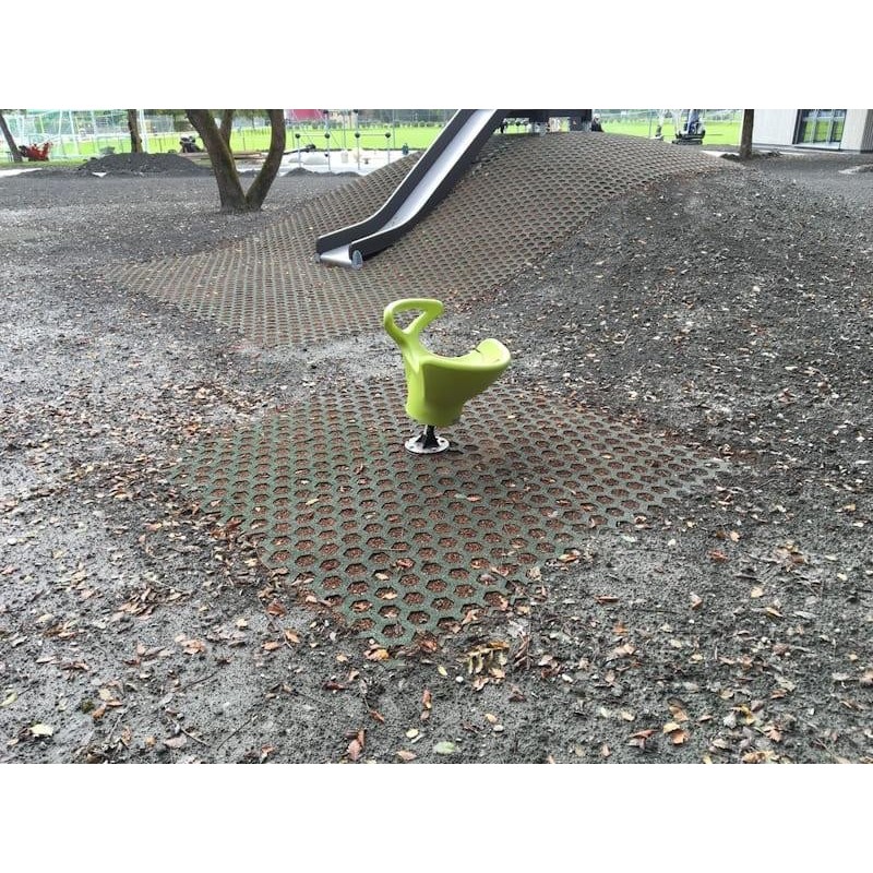 Losetas de caucho para césped