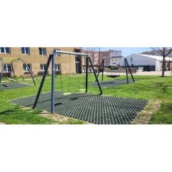 Losetas de caucho para césped