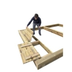 Arenero MASGAMES COVERI CON CUBIERTA, CAJÓN Y SEPARADOR