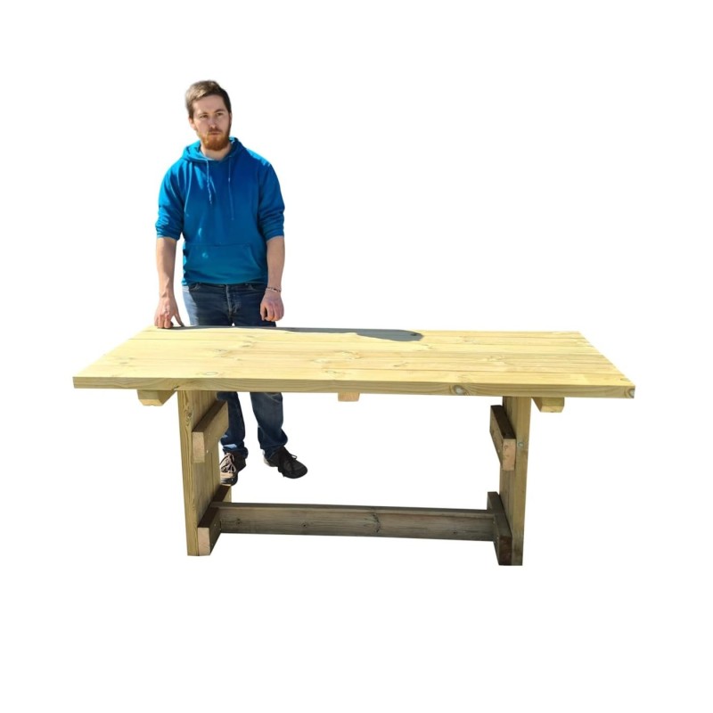 Mesa de madera para exterior MASGAMES CALELLA