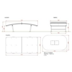 Mesa de Tênis Futebol ATLANTA