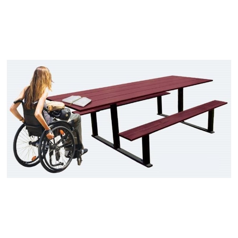 Mesa de exterior Riga para personas con movilidad reducida