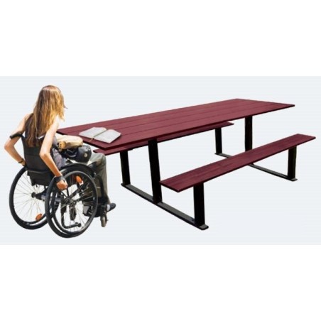 Mesa de exterior Riga para personas con movilidad reducida