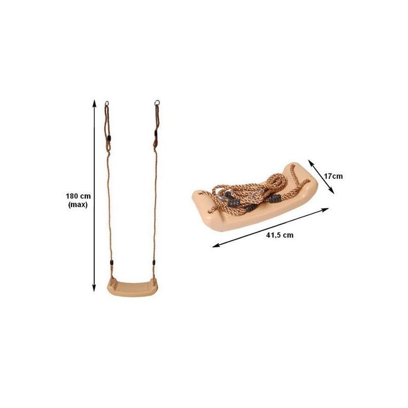 Asiento plano de plástico MASGAMES Verde lima