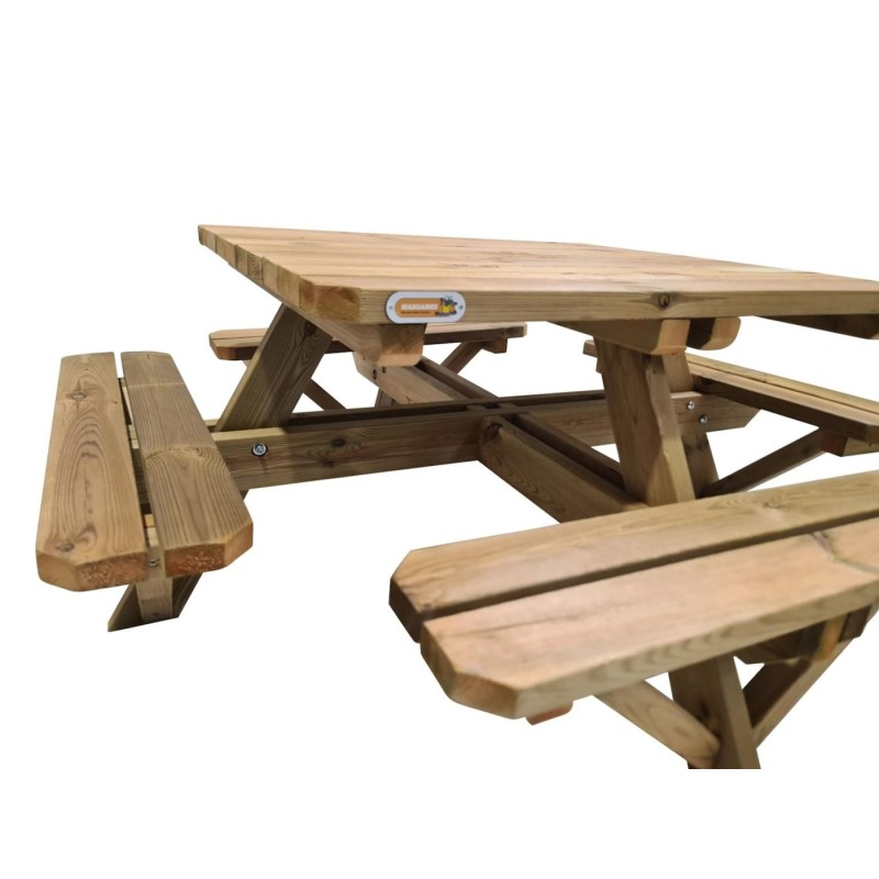 Mesa de picnic cuadrada infantil MASGAMES PERSIC