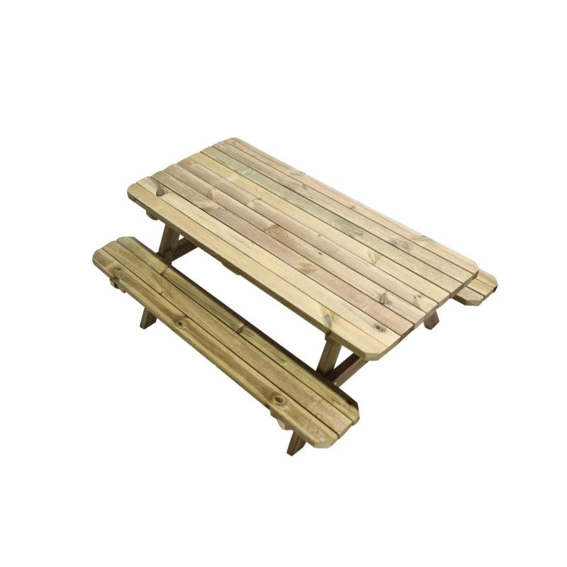 Taula de picnic infantil MASGAMES BRAM de fusta per exterior