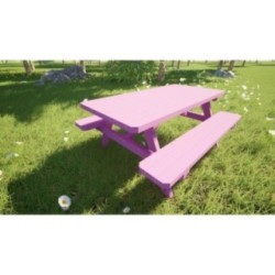 Taula de picnic infantil MASGAMES BRAM de fusta per exterior