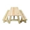 Mesa de picnic MASGAMES ZURICH de madera para exterior