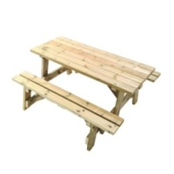 Mesa de picnic MASGAMES ZURICH de madera para exterior