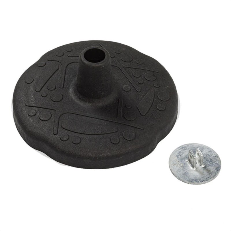 Seient de cautxú i cadenes per Tirolina amb protector