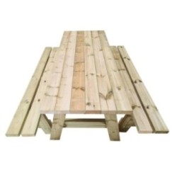 Mesa de picnic MASGAMES ZURICH de madera para exterior