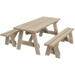Mesa de picnic MASGAMES ZURICH de madera para exterior