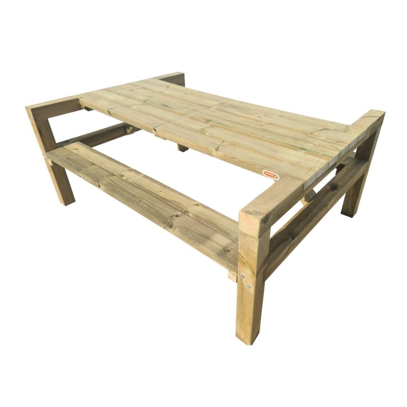 Taula de picnic MASGAMES TÒQUIO de fusta per exterior