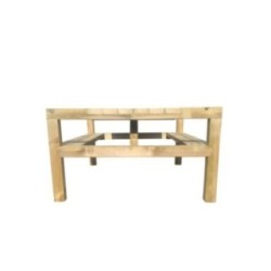 Taula de picnic MASGAMES TÒQUIO de fusta per exterior