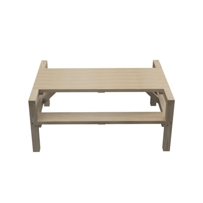Taula de picnic MASGAMES TÒQUIO de fusta per exterior