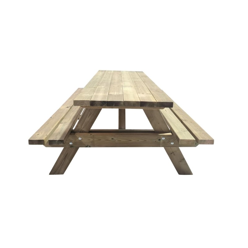 Mesa de picnic MASGAMES MUNICH 240 de madera para exterior