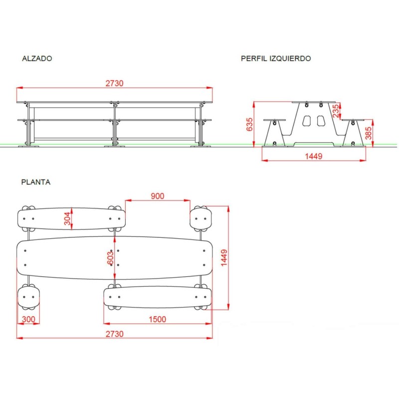 Mesita infantil Inclusiva GNOMO