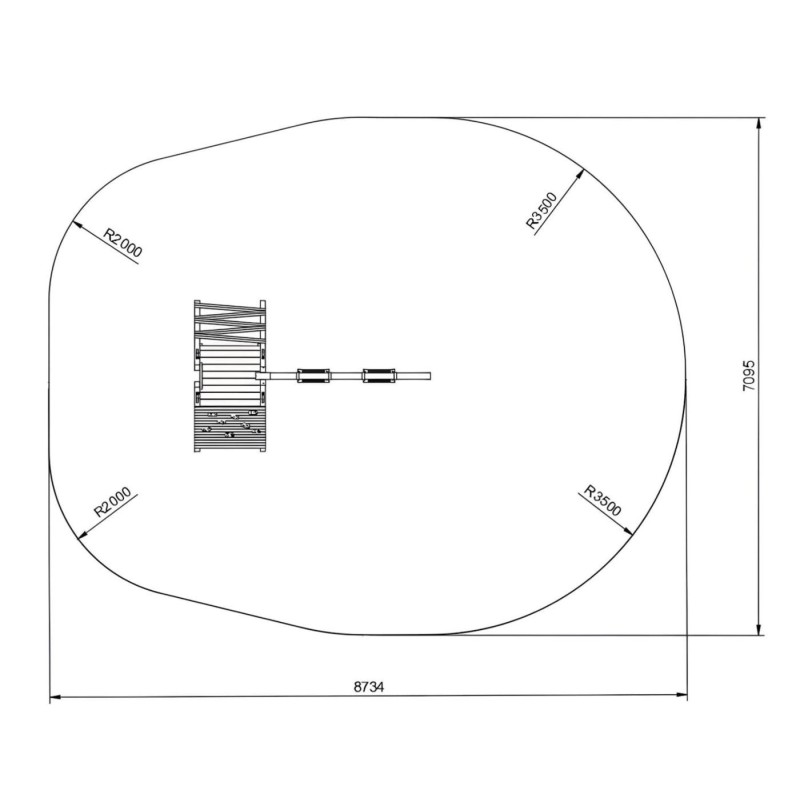 Módulo para parques infantis MASGAMES: @Aventura XL