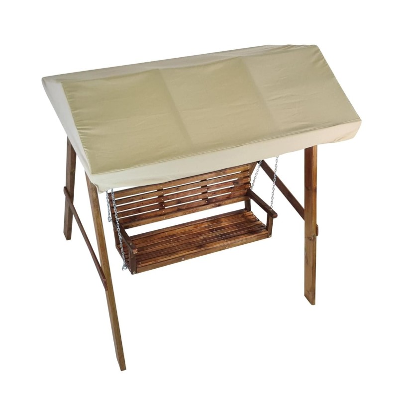 Balancín de jardín MASGAMES ELNA L con techo de lona