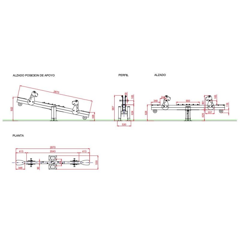Balancín sube y baja DIPLO