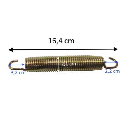Bolsa de 10 muelles para camas elásticas Masgames (165 mm)
