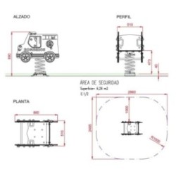 Muelle Doble Panel Bombero Inclusivo