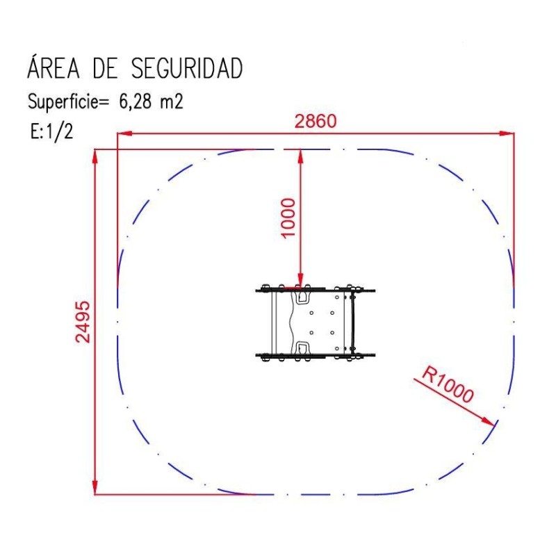 Muelle Doble Panel Bombero Inclusivo