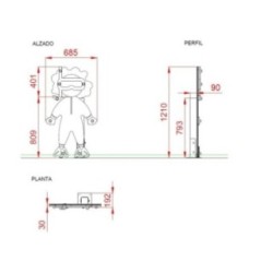 Painel de jogo O MERGULHADOR