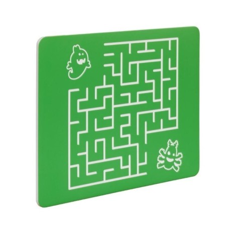 Painel de jogos Labirinto Quadrado com postes de madeira