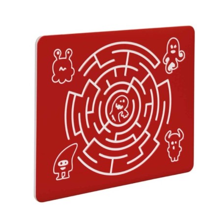 Panell de jocs Laberint Rodó amb suports de fusta