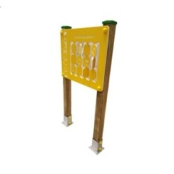 Panell de joc "Troba la parella" amb suports de fusta