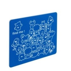 Painel de jogo " Jogo Painel Encontre-me" com postes de madeira