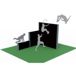 Muro triple Escalonado