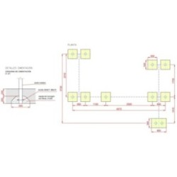 Parque de escalada, equilibrio y abdominales SALONICA