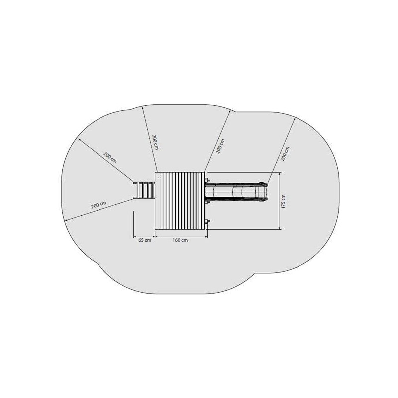Parque infantil Masgames Beach Hut XL