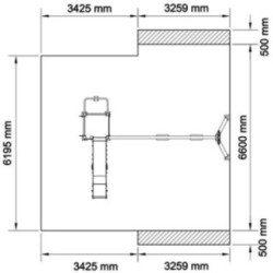 Parc infantil BEISBOL amb gronxador doble