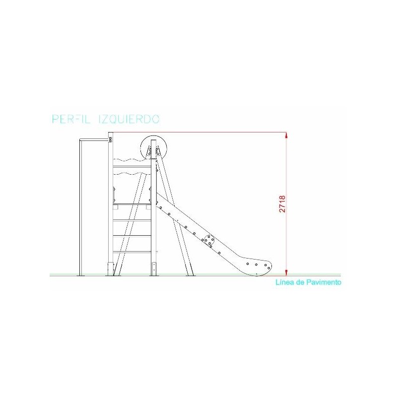 Parc infantil BEISBOL amb gronxador doble