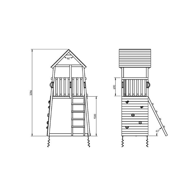 Parque infantil Masgames Belvedere XL