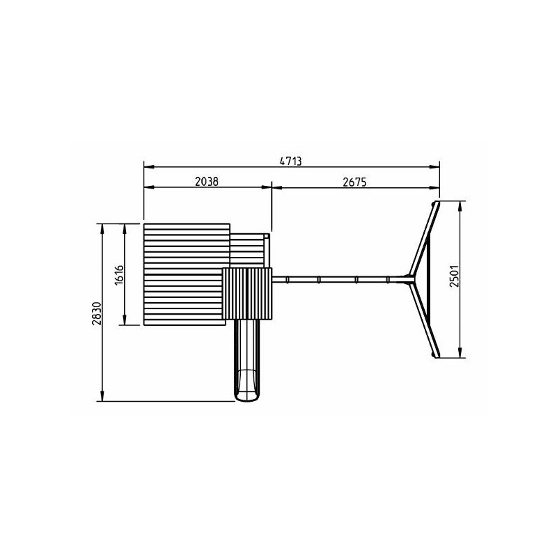 Parque infantil Masgames Lookout M + Columpio