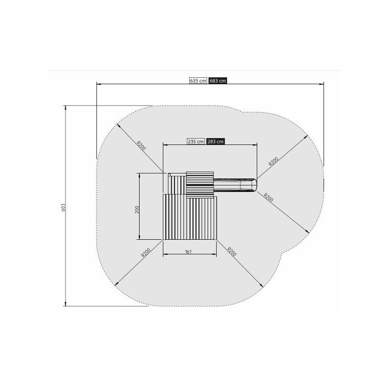 Parque infantil Masgames Lookout M + Columpio