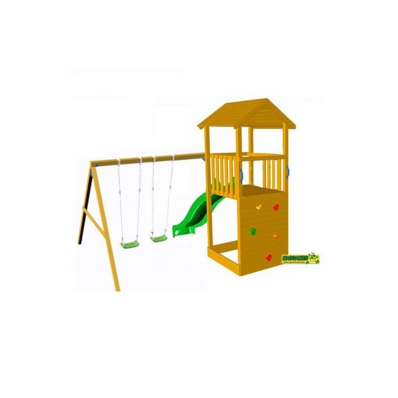 Parque infantil Masgames Canigó L + Columpio